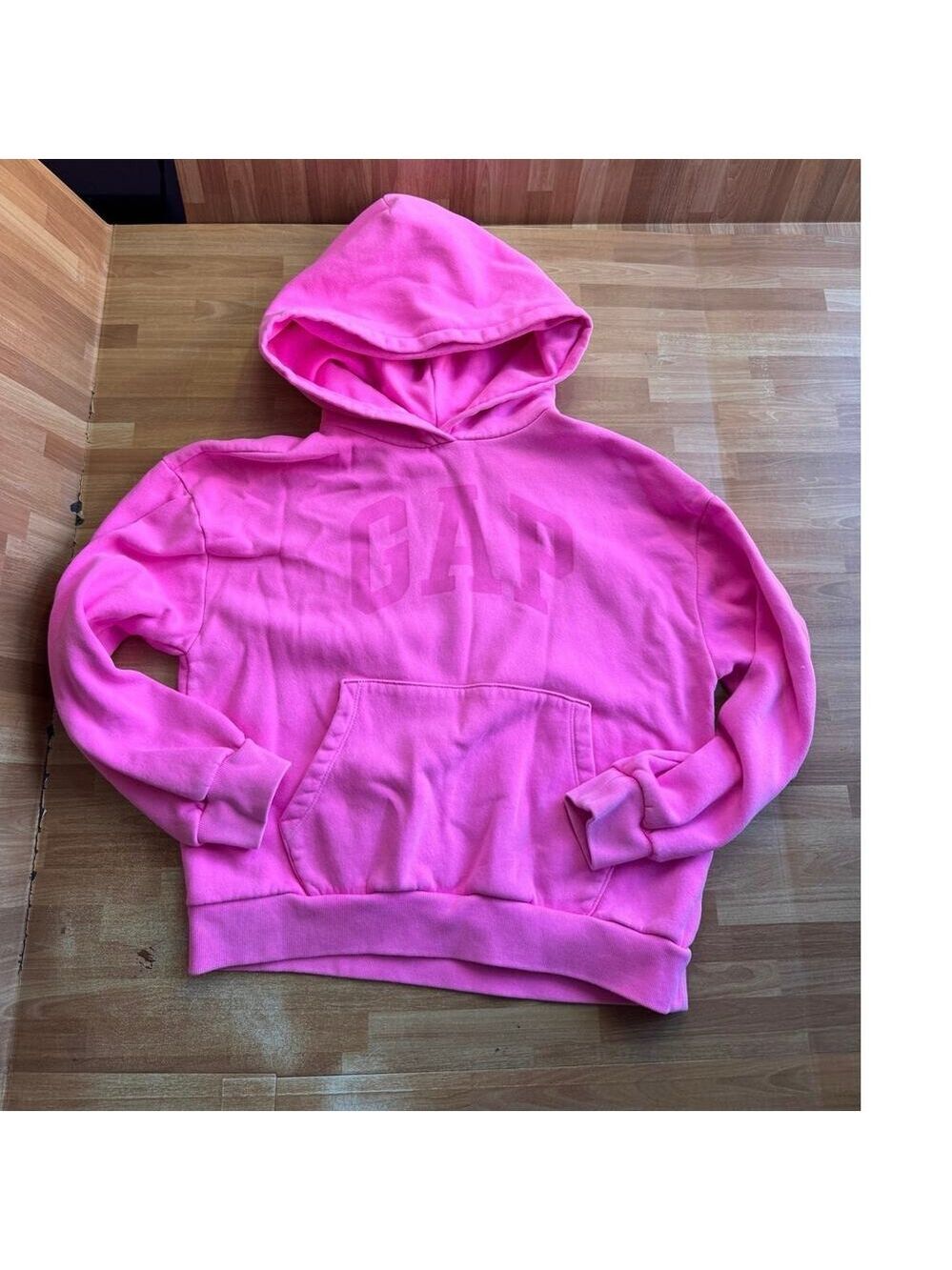 Gap hot pink pullover girls hoodie size 10
